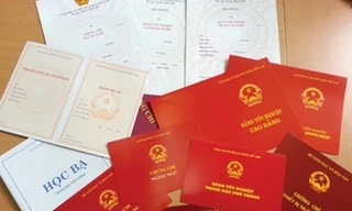 Bằng giả hiện nay tràn lan trên thị trường (ảnh internet)