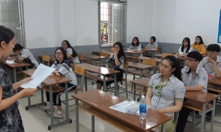 Thí sinh tham dự kỳ thi THPT QG 2019 tại TPHCM