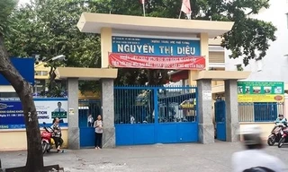 Học sinh của trường THPT Nguyễn Thị Diệu có liên quan đến vụ học sinh chém nhau (ảnh internet)