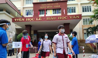 Thí sinh tham dự kỳ thi tốt nghiệp THPT đợt 1 tại TPHCM