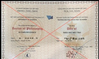 Dùng bằng tiến sĩ giả, một người suýt được bổ nhiệm làm trưởng khoa