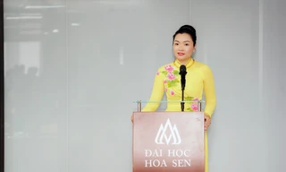 PGS.TS Võ Thị Ngọc Thúy, Quyền Hiệu trưởng Trường ĐH Hoa Sen.