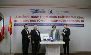 Thành lập trạm quan trắc khí nhà kính thuộc trường đại học đầu tiên