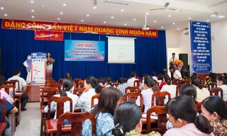 Một buổi tập huấn về Đề án thanh toán học phí qua thẻ SSC tại TPHCM