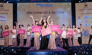Nguyễn Thị Thanh Khoa (Khoa Tiếng Anh) chính thức trở thành tân Á khôi Miss HUTECH 2019 cùng hoa khôi 1 và 2