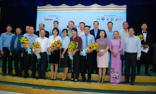 Các diễn giả tham gia hội thảo “Giải pháp nâng cao chất lượng lao động đi làm việc ở nước ngoài” 