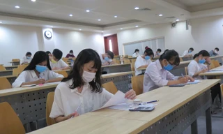 Thí sinh tham dự kỳ thi Đánh giá năng lực của ĐHQG TPHCM ngày 30/8