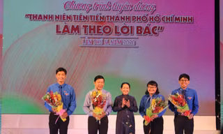 Thành Đoàn TP. HCM tuyên dương “Thanh niên tiên tiên làm theo lời Bác” lần V, năm 2020