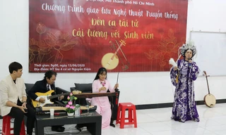 Giao lưu nghệ thuật “Đờn ca tài tử - Cải lương với sinh viên”