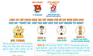 Phát động cuộc thi “Thiết kế, chế tạo máy rửa tay sát khuẩn tự động”