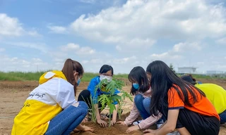 Sinh viên HUTECH hăng hái tham gia công trình “Vườn sinh học HIAS”