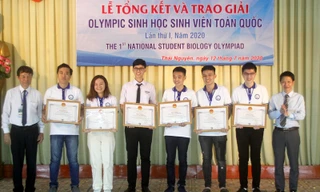 Trường ĐH Y Dược TP. HCM đoạt 5 giải Nhất cuộc thi Olympic Sinh học sinh viên toàn quốc