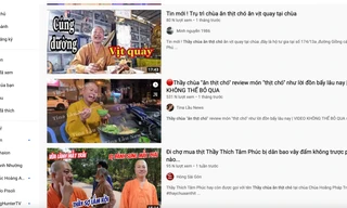Quay nội dung 'thầy chùa ăn thịt chó', nhiều YouTuber bị công an mời lên làm việc