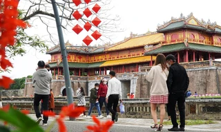 Lượng du khách đến Huế tăng đột biến