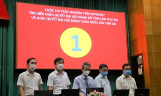 Ban tổ chức bấm nút chính thức phát động cuộc thi 