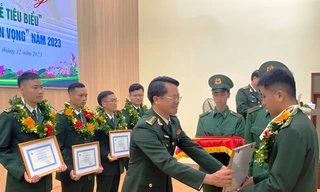 Tuyên dương Gương mặt trẻ tiêu biểu, triển vọng Bộ đội Biên phòng TT-Huế