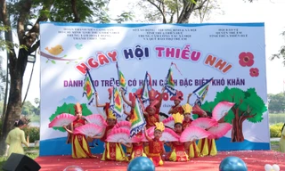 Ngày hội thiếu nhi cho trẻ em có hoàn cảnh đặc biệt tại Huế