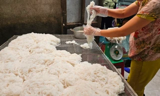 Ngày đặc biệt của làng nghề bún truyền thống xứ Huế