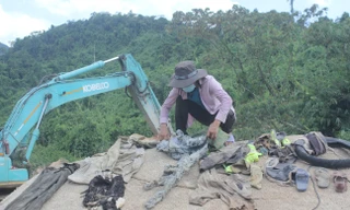 Phát hiện nhiều vật dụng nghi của nạn nhân mất tích tại Rào Trăng 3