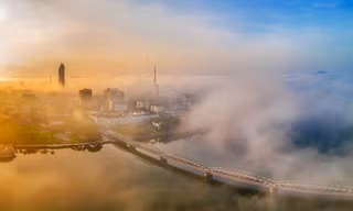 Sông Hương đoạn qua trung tâm TP Huế. Ảnh: Văn Đình Huy