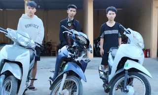 7 thanh thiếu niên sa lưới trong đường dây trộm cắp xe máy liên tỉnh