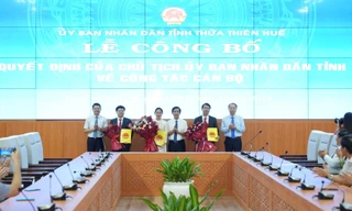 Công bố các quyết định về công tác cán bộ tại tỉnh TT-Huế
