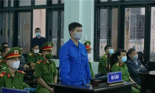 Bị cáo Lê Quang Huy Phương tại phiên tòa phúc thẩm