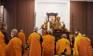 Trang nghiêm tâm tang Thiền sư Thích Nhất Hạnh tại Huế
