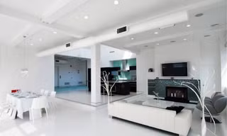 Không gian trắng hoàn hảo cho phòng khách - Phần II