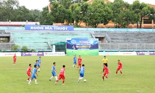 Chủ nhà Đăk Lăk thắng trận ra quân giải bóng đá thiếu niên toàn quốc 2024