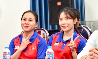 VĐV bắn súng Trịnh Thu Vinh và Lê Thị Mộng Tuyền đã giành vé dự Olympic