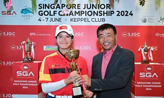 Golfer Việt Nam thi đấu thành công tại giải Singapore Golf Junior Championship