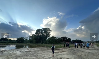 Nam sinh lớp 6 chết đuối ở khu vực thi công cao tốc không có rào chắn