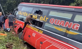 Tai nạn trên Quốc lộ 1A, nhiều người trên xe khách bị thương