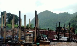 Cháy nhà trong đêm ở Quảng Trị, 2 cha con thương vong