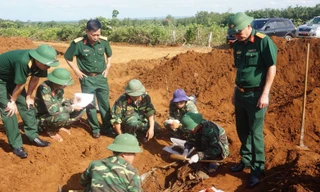Tìm thấy 5 hài cốt liệt sĩ ở Xa Re