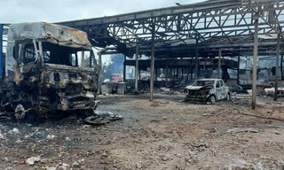 Một người Việt tử vong trong vụ cháy nổ kinh hoàng ở Lào