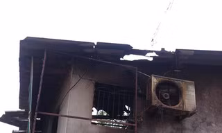 Nổ khí gas, một phụ nữ bị bỏng nặng