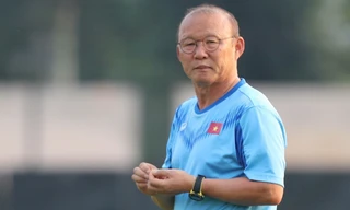 Thầy trò HLV Park Hang-seo chúc Tết