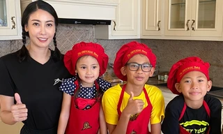 Một ngày ở nhà tránh dịch của Hoa hậu Hà Kiều Anh