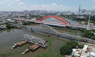 Tháo dỡ xong cầu sắt 118 tuổi