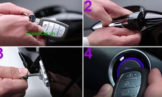 Làm gì khi chìa khóa thông minh ô tô hết pin?