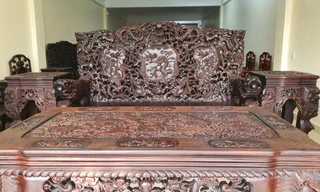 6 tỉ đồng bộ ghế tứ linh hàng hiếm, đại gia cất kho 30 năm không bán