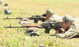 Cận cảnh đội bắn tỉa Việt Nam tập luyện tại Army Games 2020
