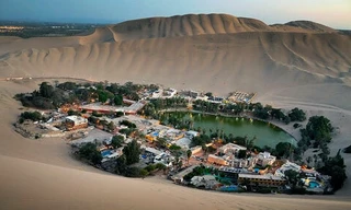 Ốc đảo xanh lọt giữa sa mạc