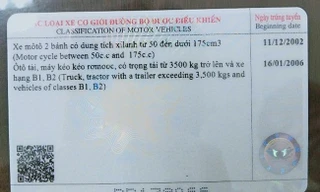 Từ 1/6 bằng lái xe sẽ phải có mã QR
