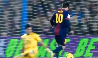 Messi và thói quen đảo người, đánh lừa đối phương