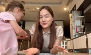 Lan Phương dành trọn thời gian cho con gái