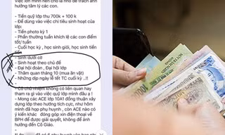 Bức xúc vì thu quỹ vô lý, nhưng “hê” lên Facebook có phải điều phụ huynh nên làm?