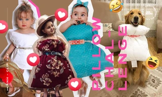 “Pillow Challenge” nhí: Thần thái không kém người lớn nhưng bất ngờ nhất là bức ảnh cuối